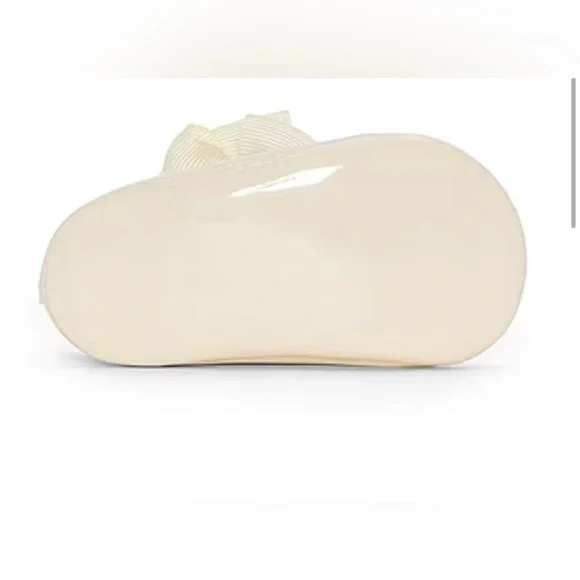 Stepping Stone Infant Girls Mary Jane Shoes in ivory size 6/9. - Picture 4 of 6